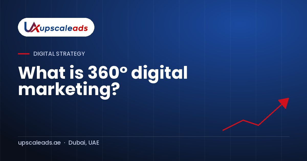 What is 360° digital marketing?: Upscaleads guide