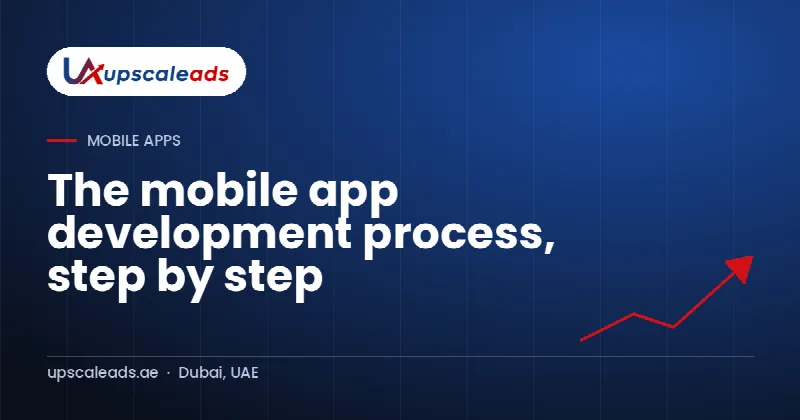 The mobile app development process, step by step: Upscaleads guide