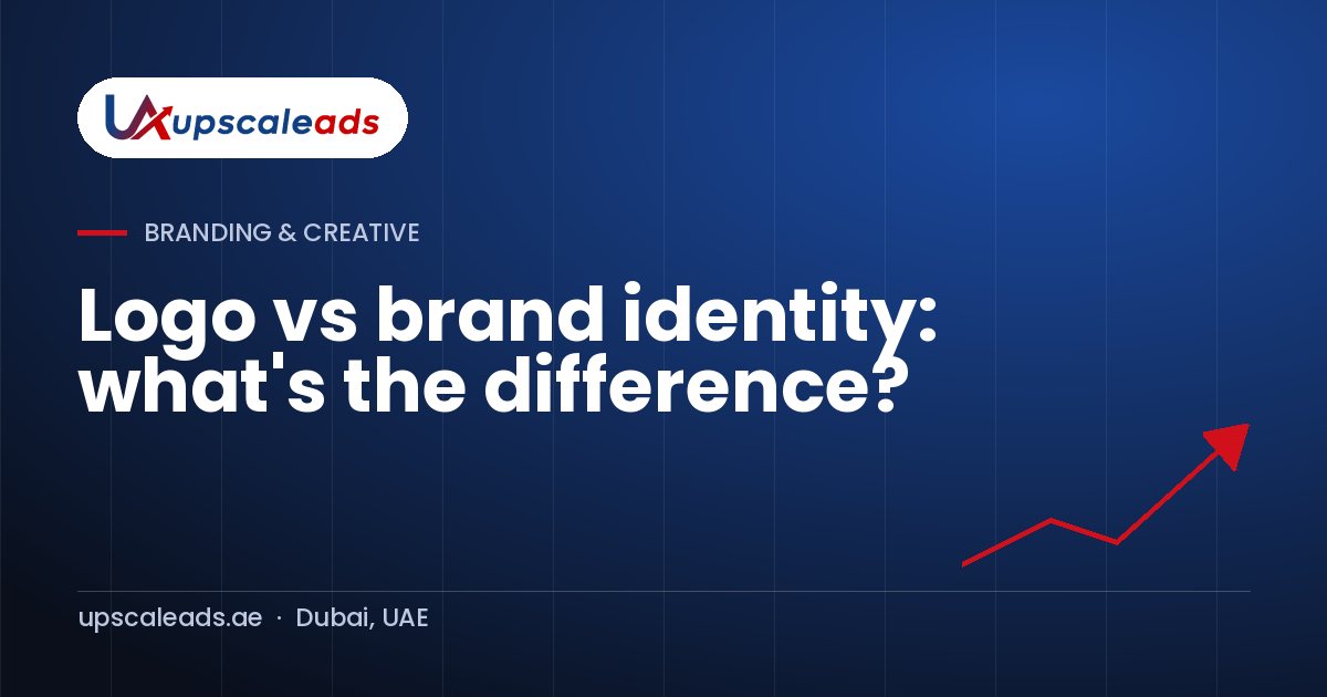 Logo vs brand identity: what's the difference?: Upscaleads guide