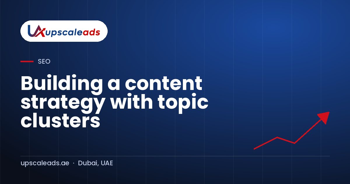 Building a content strategy with topic clusters: Upscaleads guide