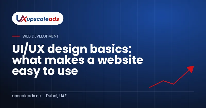 UI/UX design basics: what makes a website easy to use: Upscaleads guide