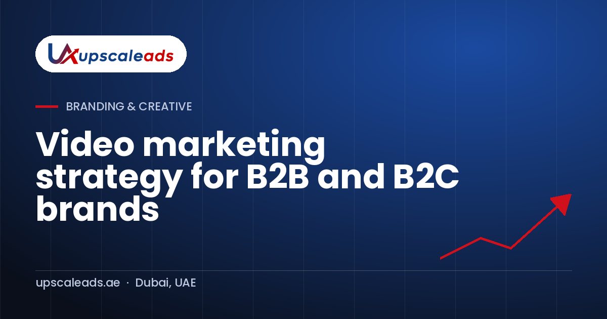 Video marketing strategy for B2B and B2C brands: Upscaleads guide